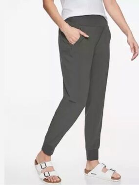 Athleta Soho Lined Joggers Olive Green Size 12T